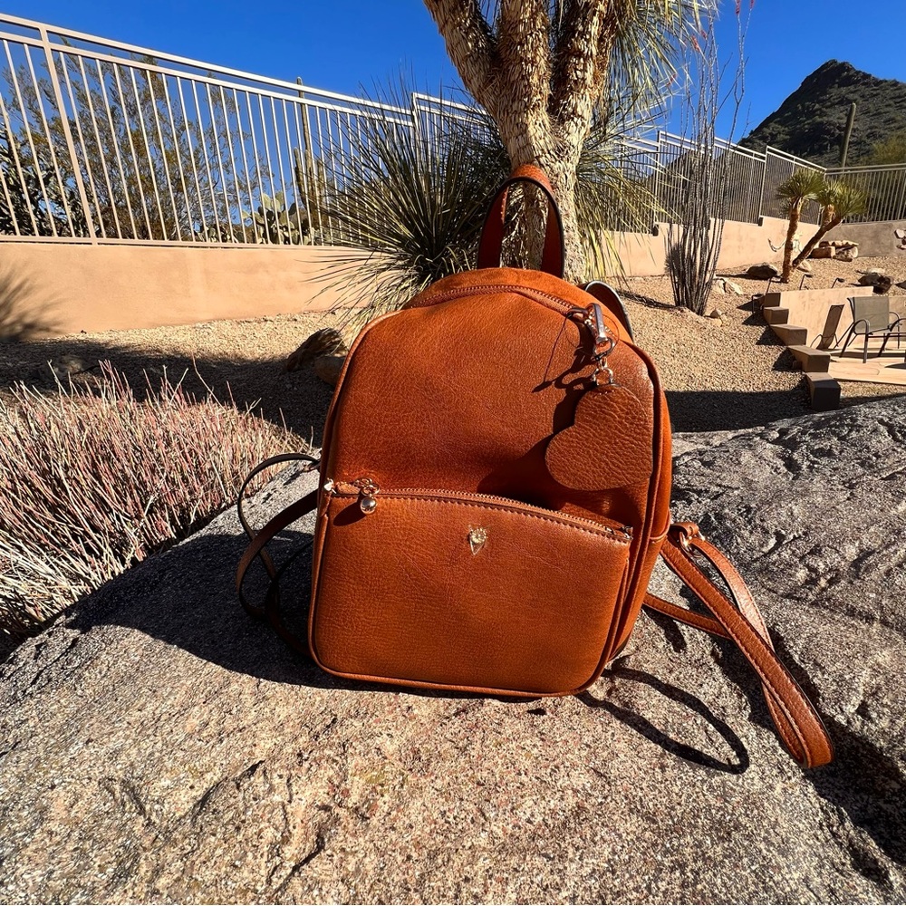 LC Lauren Conrad Kate Backpack NWT Saddle